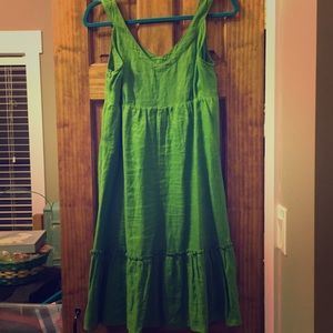 Perfect spring green Mossimo linen dress.